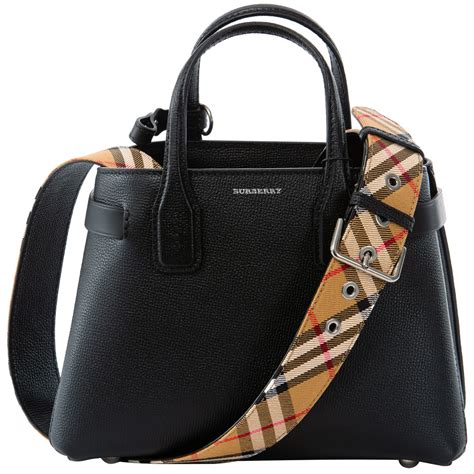 burberry small banner black|Burberry banner tote ladies handbags.